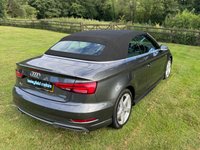 USED 2016 66 AUDI A3 CABRIOLET 1.4 TFSI CoD S line Convertible 2dr Petrol Manual Euro 6 (s/s) (150 ps) PARKING SENSORS FRONT AND REAR