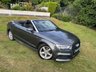 USED 2016 66 AUDI A3 CABRIOLET 1.4 TFSI CoD S line Convertible 2dr Petrol Manual Euro 6 (s/s) (150 ps) PARKING SENSORS FRONT AND REAR