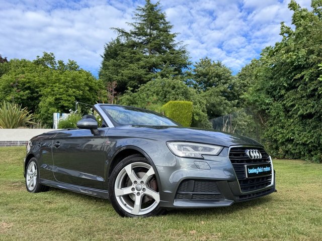 View our Audi A3 Cabriolet 1.4 TFSI CoD S line Convertible 2dr Petrol Manual Euro 6 (s/s) (150 ps)