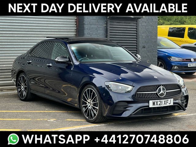 View our Mercedes-Benz E Class 2.0 E220d AMG Line Night Edition (Premium Plus) Saloon 4dr Diesel G-Tronic+ Euro 6 (s/s) (194 ps)