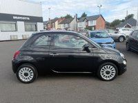 USED 2017 17 FIAT 500 1.2 Lounge Hatchback 3dr Petrol Manual Euro 6 (s/s) (69 bhp) 