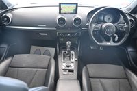USED 2019 19 AUDI S3 2.0 TFSI Black Edition Sportback 5dr Petrol S Tronic quattro Euro 6 (s/s) (300 ps) *HOME DELIVERY 7 DAY MONEY BACK*
