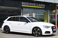 USED 2019 19 AUDI S3 2.0 TFSI Black Edition Sportback 5dr Petrol S Tronic quattro Euro 6 (s/s) (300 ps) *HOME DELIVERY 7 DAY MONEY BACK*