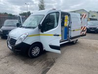 USED 2018 18 VAUXHALL MOVANO FULLY FITTED WORKSHOP VAN 3500 MWB MED ROOF L2 H2 EURO 6 130bhp FULL MOT, JUST SERVICED, 6 MONTHS WARRANTY PX WELCOME