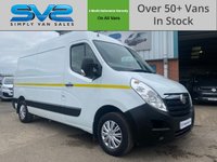 USED 2018 18 VAUXHALL MOVANO FULLY FITTED WORKSHOP VAN 3500 MWB MED ROOF L2 H2 EURO 6 130bhp FULL MOT, JUST SERVICED, 6 MONTHS WARRANTY PX WELCOME