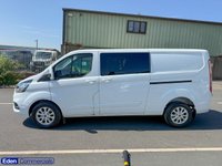 USED 2023 23 FORD TRANSIT CUSTOM 2.0 320 EcoBlue Limited Crew Van Double Cab  L2 H1 Euro 6 (s/s) (130 ps) AIR CON + EURO 6 + 6 SEATS