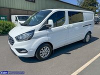 USED 2023 23 FORD TRANSIT CUSTOM 2.0 320 EcoBlue Limited Crew Van Double Cab  L2 H1 Euro 6 (s/s) (130 ps) AIR CON + EURO 6 + 6 SEATS