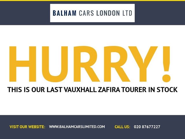 View our VAUXHALL ZAFIRA TOURER