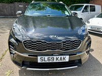 USED 2019 69 KIA SPORTAGE 1.6 CRDi EcoDynamics+ GT-Line SUV 5dr Diesel Hybrid Manual Euro 6 (s/s) (134 bhp) LOW MILES, NAV, LEATHER!