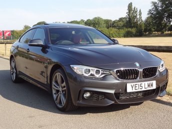 2015 BMW 4 SERIES GRAN COUPE 2.0 420d M Sport Hatchback 5dr Diesel Auto xDrive Euro 6 (s/s) (184 ps) CORAL RED LEATHER INTERIOR &pound;14995.00