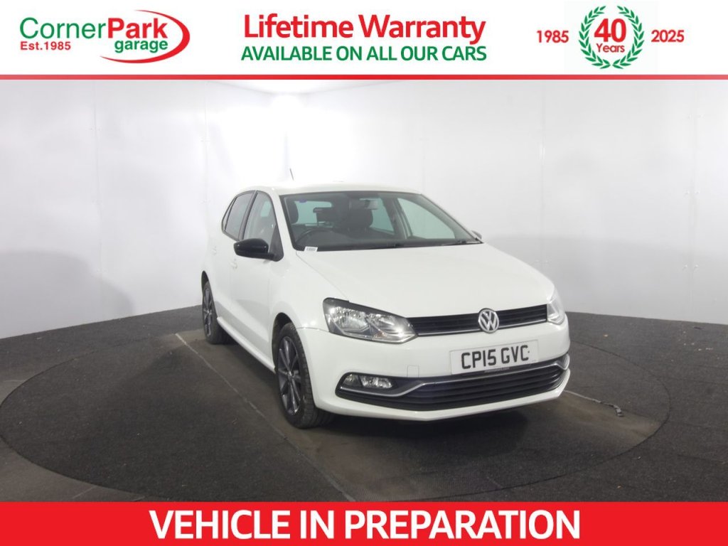USED 2015 15 VOLKSWAGEN POLO 1.2 TSI BlueMotion Tech SE Design Hatchback 5dr Petrol Manual Euro 6 (s/s) (90 ps) 