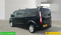 USED 2021 71 FORD TRANSIT CUSTOM Black 2.0 300 EcoBlue Limited L2 van, 26,700 miles, Rear seats & windows Conversion, Euro 6, 6-Speed manual, A/C, alloys, F&R sensors. Plus VAT @ 20%! This 2021 Ford Transit Custom 300 Limited has been maintained by only one owner and has covered just 26,700 miles. This 2.0 litre diesel van is a Limited trim model, featuring the Euro 6 emission standard and an MOT valid until October 2026. Inside, the cabin is equipped with front manual air conditioning and the ICE Feature Pack 21, which includes Bluetooth connectivity for your devices. The vehicle also comes with the Visibility Pack High, providing automatic headlights with a follow me home f