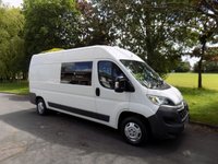 USED 2017 17 CITROEN RELAY Crew Van, Air Con, 1 Owner, 41k Miles, Rear Seats, EX MOD 
