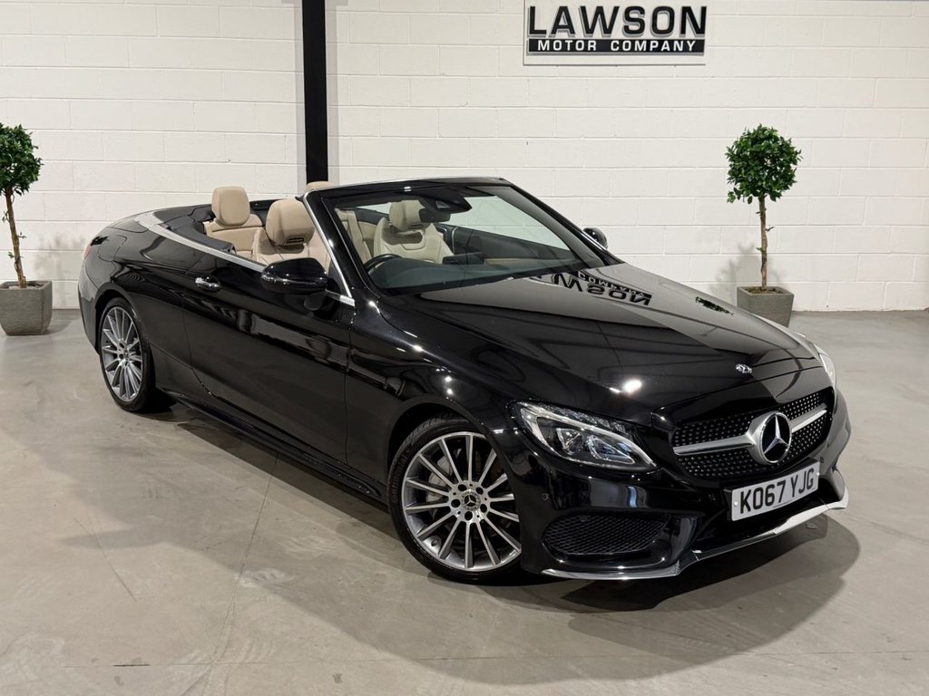USED 2018 67 MERCEDES-BENZ C CLASS 2.1 C250d AMG Line (Premium Plus) Cabriolet 2dr Diesel G-Tronic+ Euro 6 (s/s) (204 ps) 