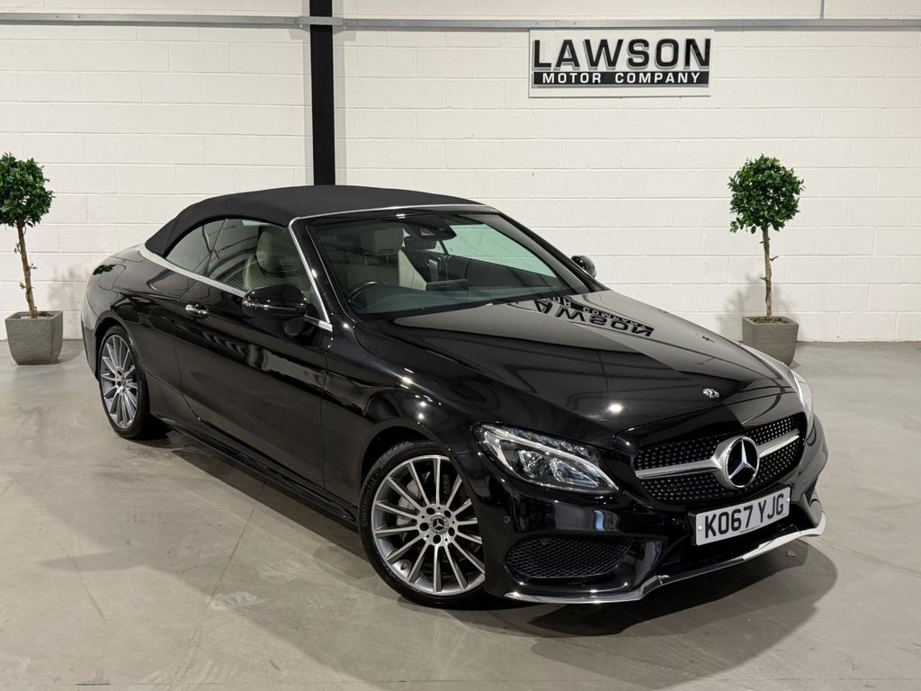 USED 2018 67 MERCEDES-BENZ C CLASS 2.1 C250d AMG Line (Premium Plus) Cabriolet 2dr Diesel G-Tronic+ Euro 6 (s/s) (204 ps) 