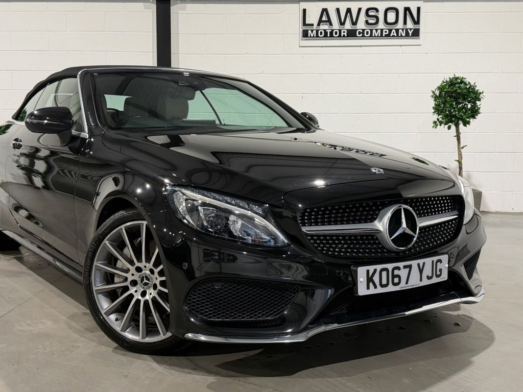USED 2018 67 MERCEDES-BENZ C CLASS 2.1 C250d AMG Line (Premium Plus) Cabriolet 2dr Diesel G-Tronic+ Euro 6 (s/s) (204 ps) 