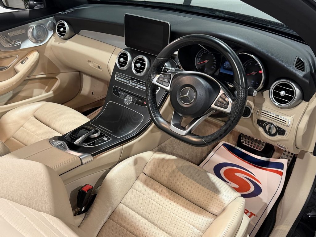 USED 2018 67 MERCEDES-BENZ C CLASS 2.1 C250d AMG Line (Premium Plus) Cabriolet 2dr Diesel G-Tronic+ Euro 6 (s/s) (204 ps) 