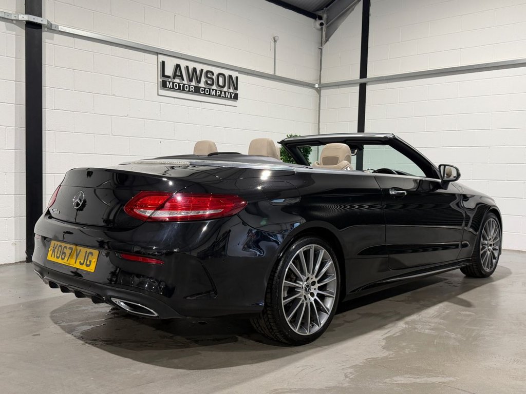 USED 2018 67 MERCEDES-BENZ C CLASS 2.1 C250d AMG Line (Premium Plus) Cabriolet 2dr Diesel G-Tronic+ Euro 6 (s/s) (204 ps) 
