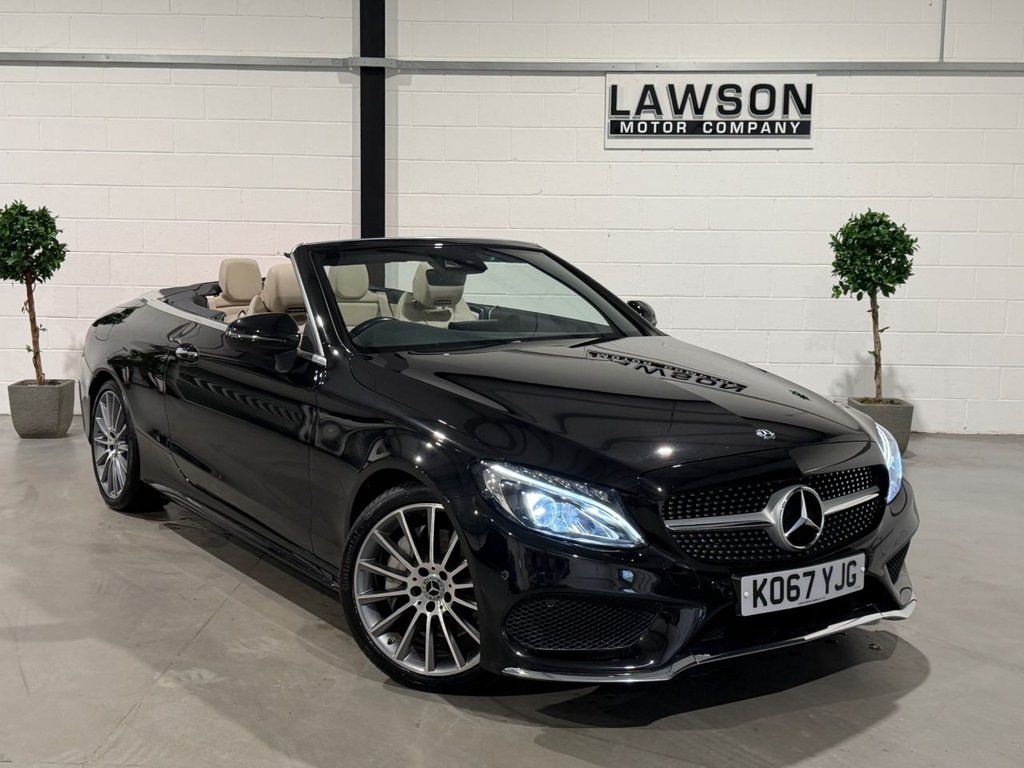 USED 2018 67 MERCEDES-BENZ C CLASS 2.1 C250d AMG Line (Premium Plus) Cabriolet 2dr Diesel G-Tronic+ Euro 6 (s/s) (204 ps) 