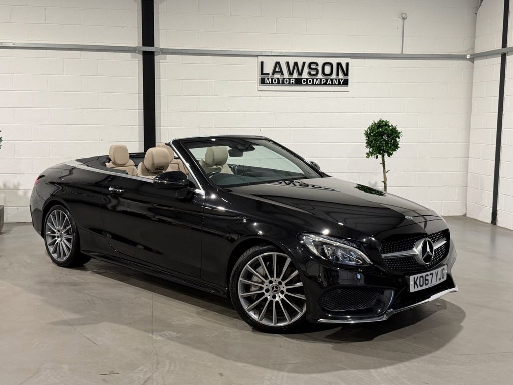 USED 2018 67 MERCEDES-BENZ C CLASS 2.1 C250d AMG Line (Premium Plus) Cabriolet 2dr Diesel G-Tronic+ Euro 6 (s/s) (204 ps) 