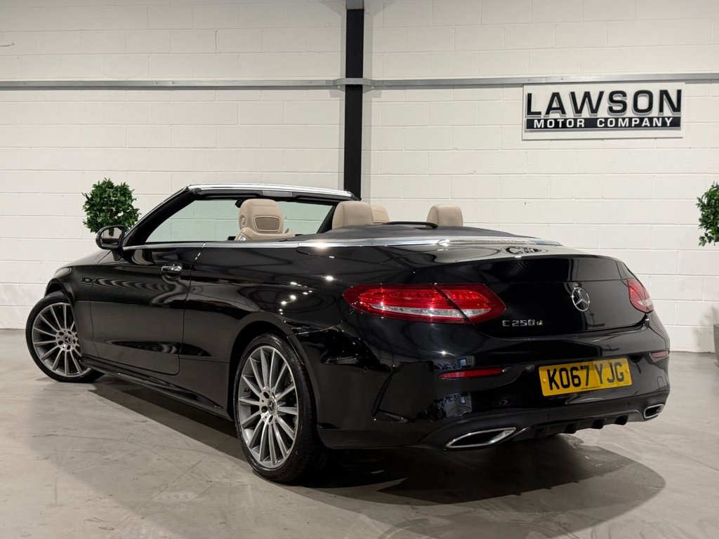 USED 2018 67 MERCEDES-BENZ C CLASS 2.1 C250d AMG Line (Premium Plus) Cabriolet 2dr Diesel G-Tronic+ Euro 6 (s/s) (204 ps) 