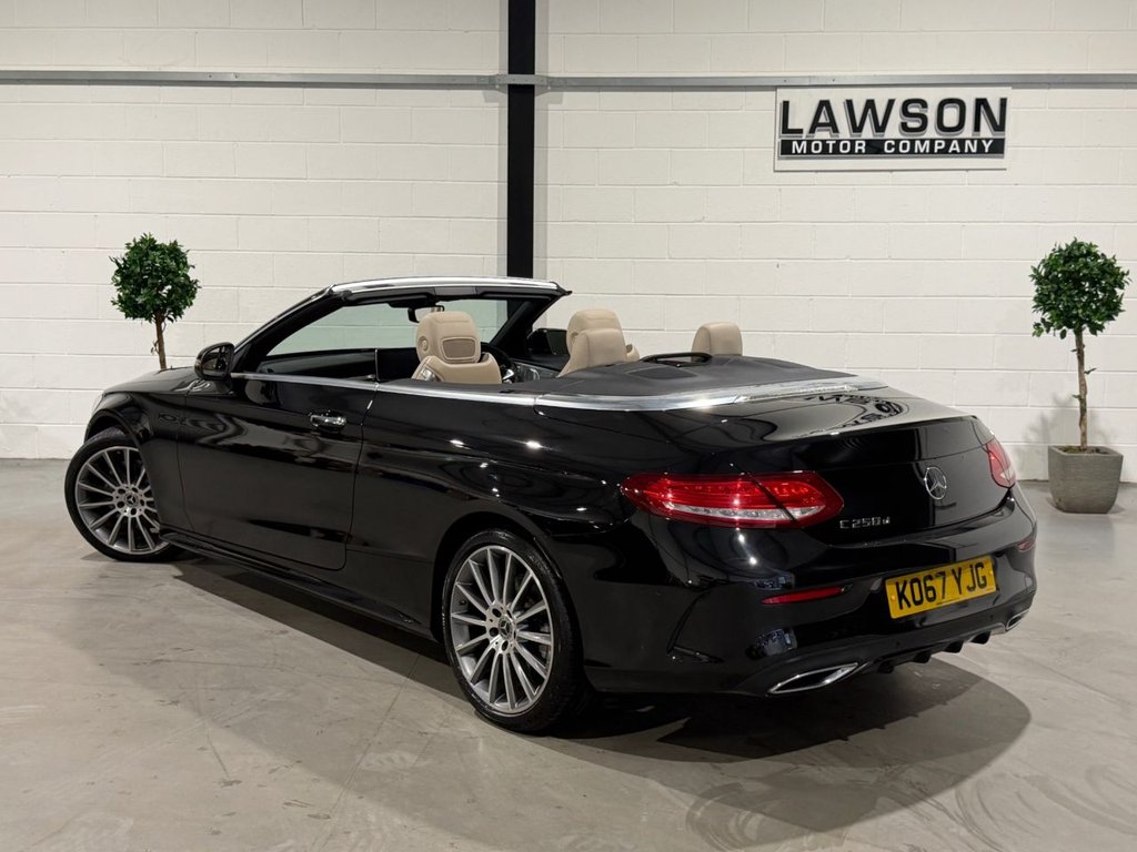 USED 2018 67 MERCEDES-BENZ C CLASS 2.1 C250d AMG Line (Premium Plus) Cabriolet 2dr Diesel G-Tronic+ Euro 6 (s/s) (204 ps) 