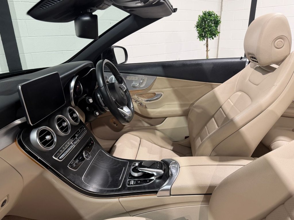 USED 2018 67 MERCEDES-BENZ C CLASS 2.1 C250d AMG Line (Premium Plus) Cabriolet 2dr Diesel G-Tronic+ Euro 6 (s/s) (204 ps) 