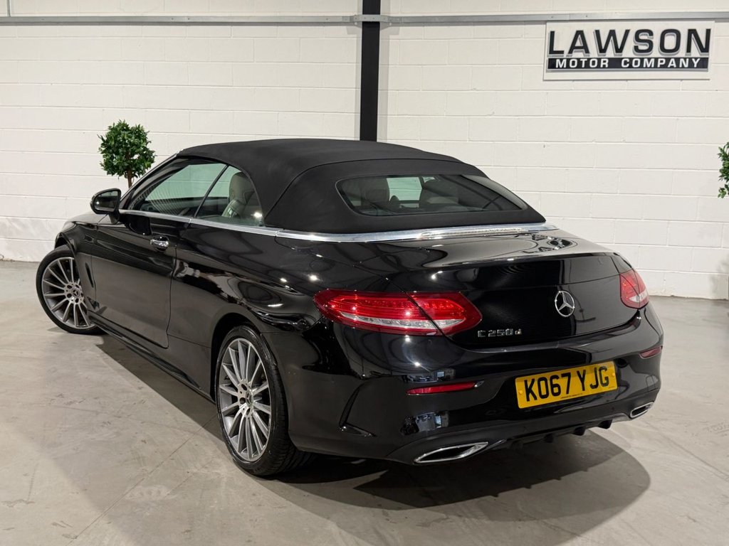 USED 2018 67 MERCEDES-BENZ C CLASS 2.1 C250d AMG Line (Premium Plus) Cabriolet 2dr Diesel G-Tronic+ Euro 6 (s/s) (204 ps) 