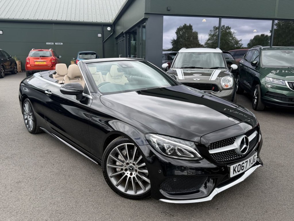 USED 2018 67 MERCEDES-BENZ C CLASS 2.1 C250d AMG Line (Premium Plus) Cabriolet 2dr Diesel G-Tronic+ Euro 6 (s/s) (204 ps) 