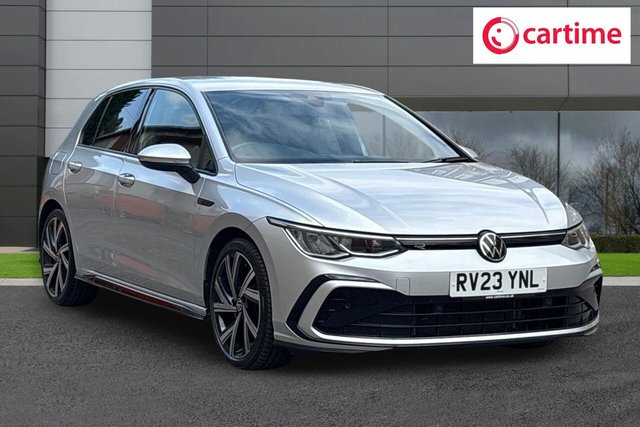 View our Volkswagen Golf 1.5 eTSI MHEV R-Line Hatchback 5dr Petrol Hybrid DSG Euro 6 (s/s) (150 ps) Front / Rear Parking Sensors, App-Connect, R-Line Styling Pack, Heated Steering Wheel, Discover Navigation