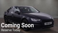 USED 2018 18 AUDI A4 2.0 TDI Black Edition Saloon 4dr Diesel S Tronic Euro 6 (s/s) (150 ps) 2 KEYS / LONG MOT
