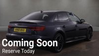 USED 2018 18 AUDI A4 2.0 TDI Black Edition Saloon 4dr Diesel S Tronic Euro 6 (s/s) (150 ps) 2 KEYS / LONG MOT