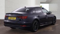 USED 2018 18 AUDI A4 2.0 TDI Black Edition Saloon 4dr Diesel S Tronic Euro 6 (s/s) (150 ps) 2 KEYS / LONG MOT
