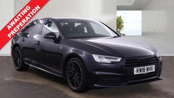 2018 AUDI A4 2.0 TDI Black Edition Saloon 4dr Diesel S Tronic Euro 6 (s/s) (150 ps) &pound;12000.00