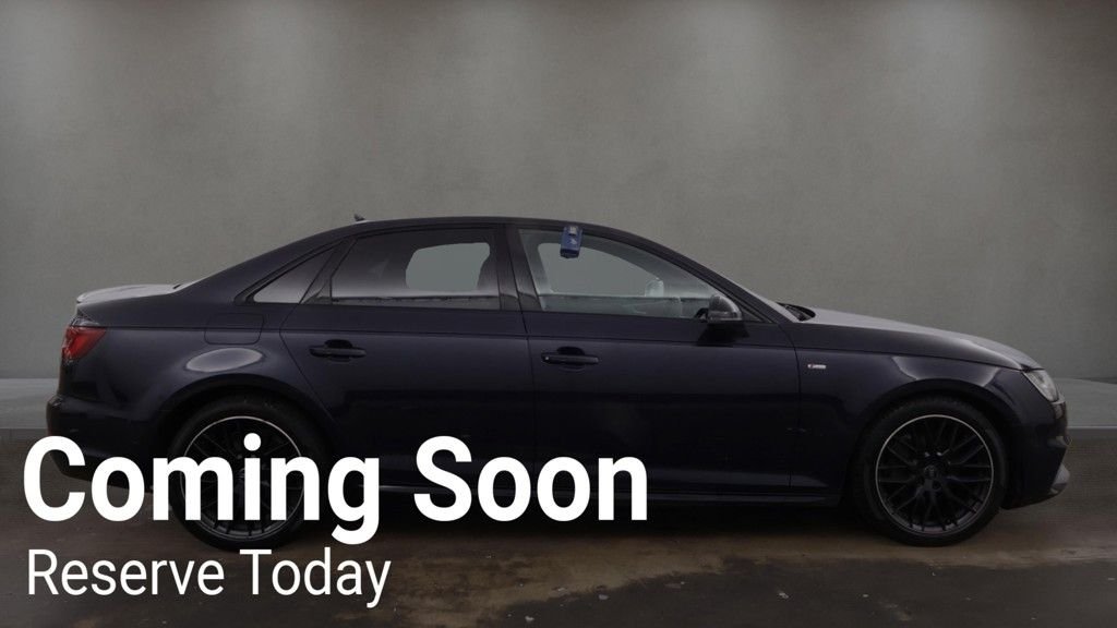 USED 2018 18 AUDI A4 2.0 TDI Black Edition Saloon 4dr Diesel S Tronic Euro 6 (s/s) (150 ps) 2 KEYS / LONG MOT