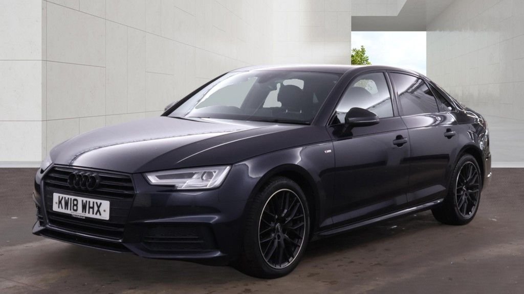 USED 2018 18 AUDI A4 2.0 TDI Black Edition Saloon 4dr Diesel S Tronic Euro 6 (s/s) (150 ps) 2 KEYS / LONG MOT
