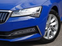 USED 2021 71 SKODA SUPERB Estate 1.4 TSI iV 13kWh SE Technology 5d Petrol Plug-in Hybrid DSG 218 S/S SAT NAV, HEATED SEATS, FULL BLACK LEATHER, VIRTUAL COCKPIT, KEYLESS START, ADAPTIVE CRUISE CONTROL & SPEED LIMITER, SMART LINK FOR WIRELESS APPLE CARPLAY & ANDROID AUTO, VOICE CONTROL SYSTEM, FRONT ASSIST, ELECTRIC MEMORY DRIVER'S SEAT, BLUETOOTH, DAB RADIO, LED DAYTIME RUNNING LIGHTS, LED HEADLIGHTS, FRONT & REAR PARKING SENSORS, 17 INCH ALLOYS, POWER FOLDING MIRRORS, CLIMATE CTRL, AUTO LIGHTS & WIPERS, ILLUMINATING VANITY MIRRORS, ISO FIX, 1 OWNER, SERVICE HISTORY