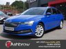 USED 2021 71 SKODA SUPERB Estate 1.4 TSI iV 13kWh SE Technology 5d Petrol Plug-in Hybrid DSG 218 S/S SAT NAV, HEATED SEATS, FULL BLACK LEATHER, VIRTUAL COCKPIT, KEYLESS START, ADAPTIVE CRUISE CONTROL & SPEED LIMITER, SMART LINK FOR WIRELESS APPLE CARPLAY & ANDROID AUTO, VOICE CONTROL SYSTEM, FRONT ASSIST, ELECTRIC MEMORY DRIVER'S SEAT, BLUETOOTH, DAB RADIO, LED DAYTIME RUNNING LIGHTS, LED HEADLIGHTS, FRONT & REAR PARKING SENSORS, 17 INCH ALLOYS, POWER FOLDING MIRRORS, CLIMATE CTRL, AUTO LIGHTS & WIPERS, ILLUMINATING VANITY MIRRORS, ISO FIX, 1 OWNER, SERVICE HISTORY