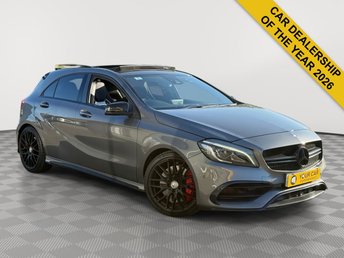 2016 MERCEDES-BENZ A CLASS 2.0 A45 AMG (Premium) Hatchback 5dr Petrol SpdS DCT 4MATIC Euro 6 (s/s) (381 ps) &pound;15500.00