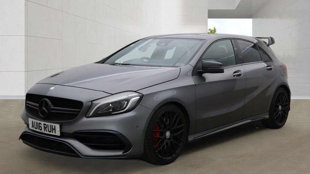USED 2016 16 MERCEDES-BENZ A CLASS 2.0 A45 AMG (Premium) Hatchback 5dr Petrol SpdS DCT 4MATIC Euro 6 (s/s) (381 ps) GOOD SERVICE HISTORY