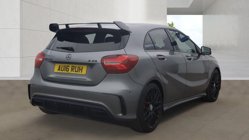 USED 2016 16 MERCEDES-BENZ A CLASS 2.0 A45 AMG (Premium) Hatchback 5dr Petrol SpdS DCT 4MATIC Euro 6 (s/s) (381 ps) GOOD SERVICE HISTORY