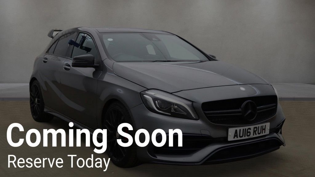 USED 2016 16 MERCEDES-BENZ A CLASS 2.0 A45 AMG (Premium) Hatchback 5dr Petrol SpdS DCT 4MATIC Euro 6 (s/s) (381 ps) GOOD SERVICE HISTORY