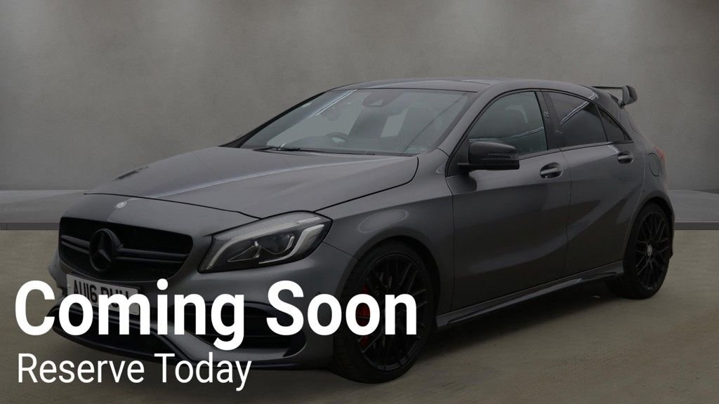 USED 2016 16 MERCEDES-BENZ A CLASS 2.0 A45 AMG (Premium) Hatchback 5dr Petrol SpdS DCT 4MATIC Euro 6 (s/s) (381 ps) GOOD SERVICE HISTORY