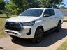 USED 2022 22 TOYOTA HILUX 2.4 D-4D Icon Pickup Double Cab 4dr Diesel Auto 4WD Euro 6 (s/s) (150 ps) TOYOTA HILUX ICON D/CAB AUTOMATIC ONE OWNER WHITE
