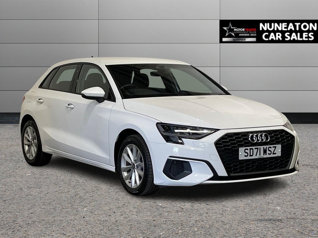 USED 2022 71 AUDI A3 1.0 TFSI 30 Technik Sportback 5dr Petrol S Tronic Euro 6 (s/s) (110 ps) APPLE CAR PLAY AND ANDROID AUTO