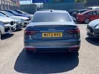 USED 2022 72 AUDI A4 2.0 TFSI 35 S line Saloon 4dr Petrol S Tronic Euro 6 (s/s) (150 ps) CAR PLAY + LED LIGHTS + NAV