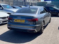 USED 2022 72 AUDI A4 2.0 TFSI 35 S line Saloon 4dr Petrol S Tronic Euro 6 (s/s) (150 ps) CAR PLAY + LED LIGHTS + NAV