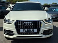 USED 2013 63 AUDI Q3 2.0 TDI S line SUV 5dr Diesel Manual quattro Euro 5 (s/s) (177 ps) 