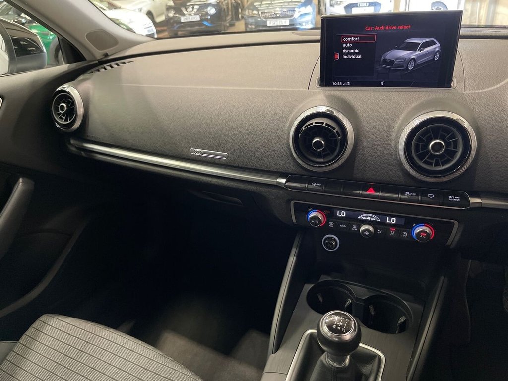 USED 2018 18 AUDI A3 1.0 TFSI Sport Sportback 5dr Petrol Manual Euro 6 (s/s) (116 ps) Driver Modes
