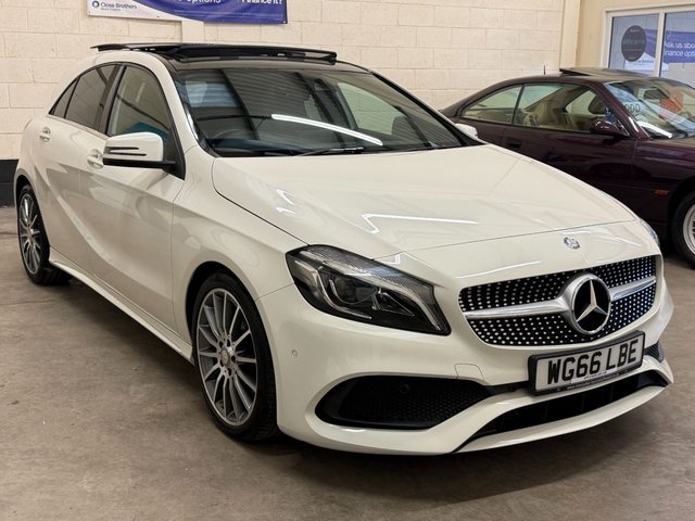 2016 66 Mercedes-Benz A Class 1.6 A160 AMG Line (Premium Plus) Panoramic Hatchback 5 Door Petrol 7G-DCT Euro 6 (s/s) (102 ps)